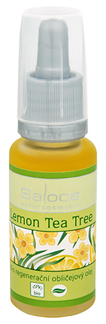 Saloos Bio regenerační obličejový olej - Lemon tea tree 20 ml