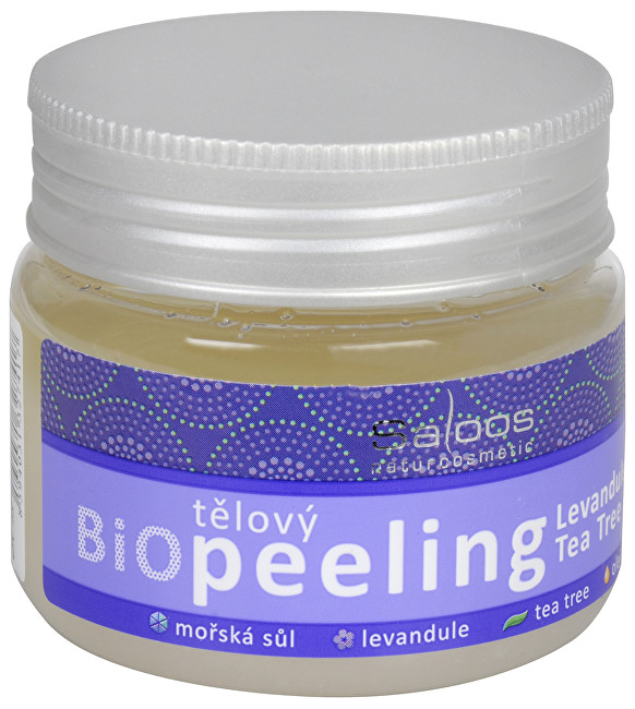 Bio Tělový peeling - Levandule - Tea tree 140 ml