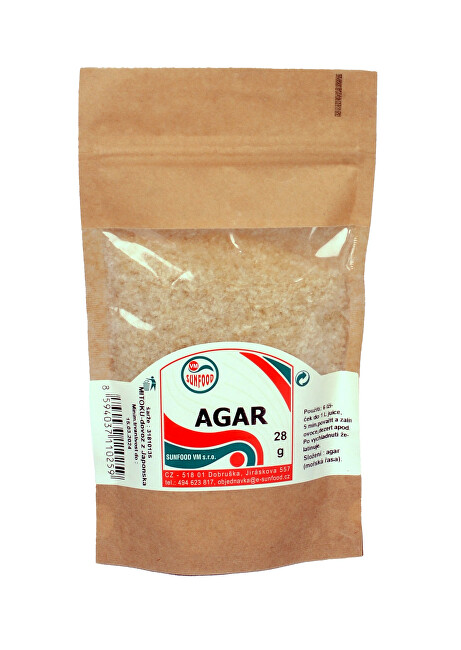 Sunfood Agar - agar přírodní 28 g