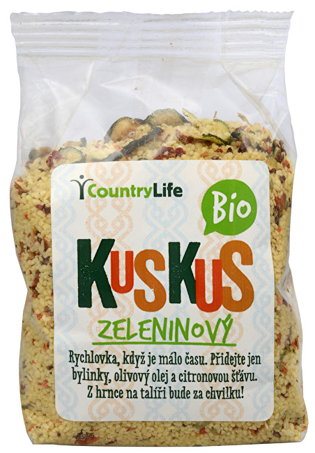Country Life BIO Kuskus ochucený zeleninový 330 g