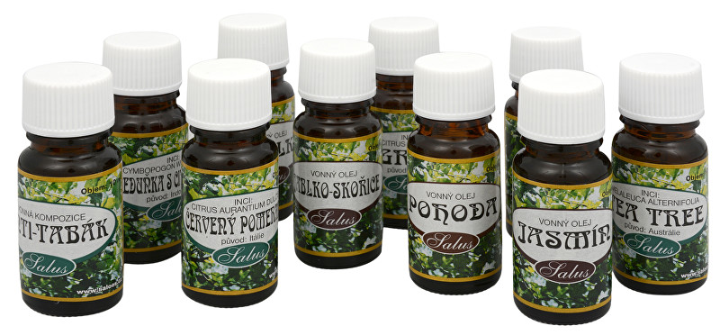100% přírodní esenciální olej pro aromaterapii 10 ml, Meduňka s citronelou