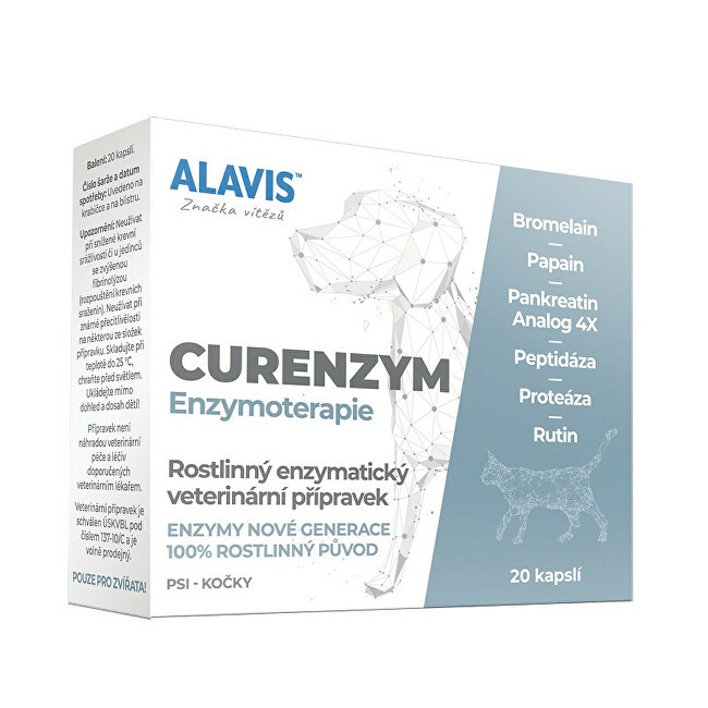 ALAVIS™ CURENZYM Enzymoterapie, 80 kapslí