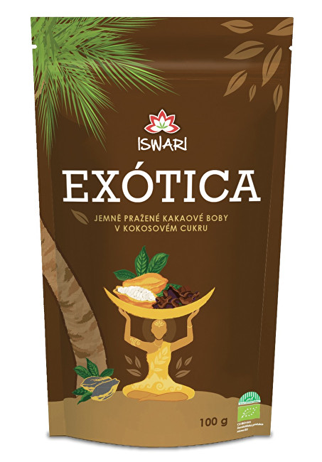 BIO Kakaové boby v kokosovém cukru EXÓTICA 100 g
