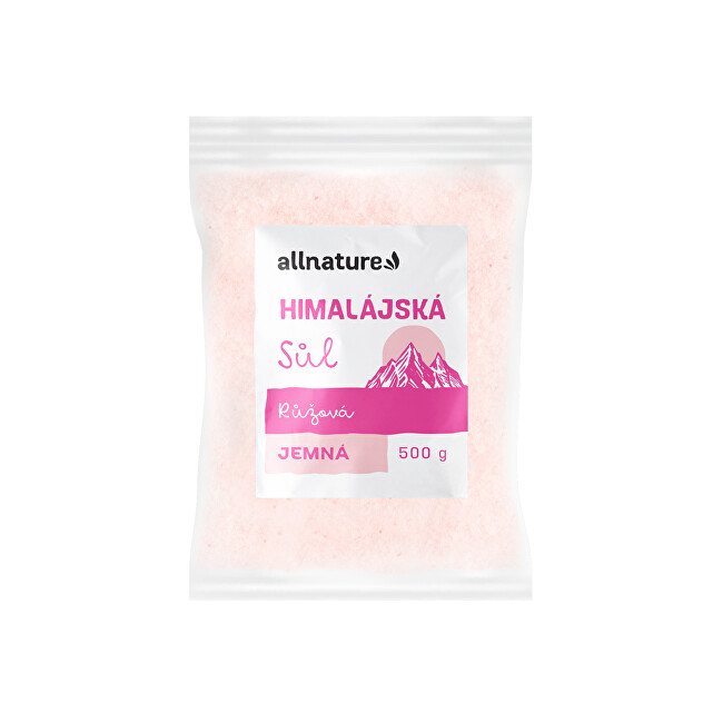 Allnature Himalájská sůl růžová jemná 250 g