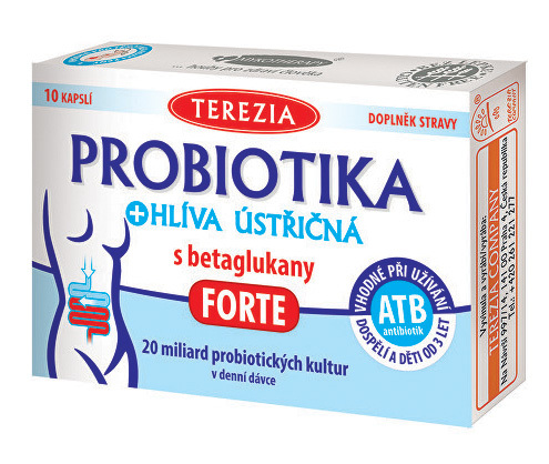 Terezia Company Probiotika + hlíva ústřičná s betaglukany forte 10 kapslí