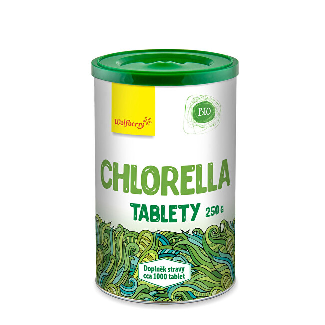 Chlorella BIO tablety, 1000 tbl (250 g)