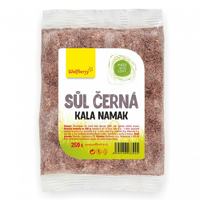 Wolfberry Himalájská sůl černá KALA NAMAK 250 g