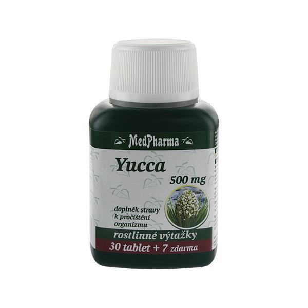 MedPharma Yucca 500 mg 30 tbl. + 7 tbl. ZDARMA