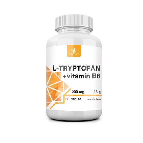 Allnature L-tryptofan + vitamín B6 60 tbl.