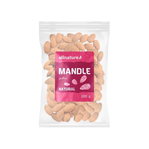 Allnature Mandle jádra natural 100 g