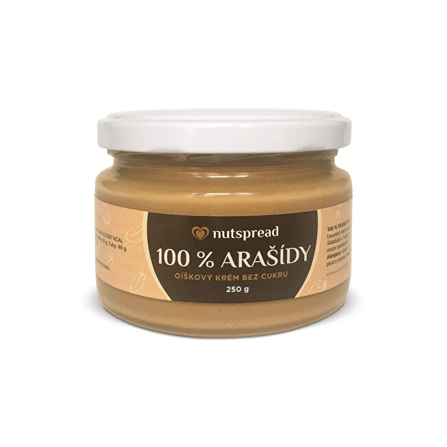 100% arašídové máslo Nutspread 250 g