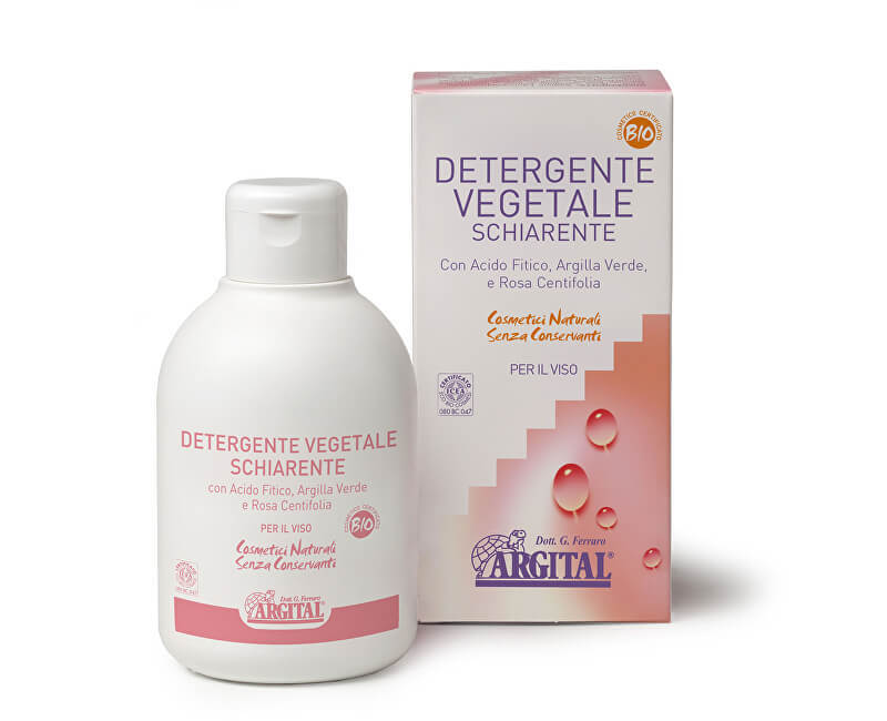 Argital Rostlinný mycí a zesvětlující gel na obličej 250 ml