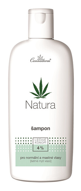 Cannaderm Natura šampon na normální a mastné vlasy 200 ml