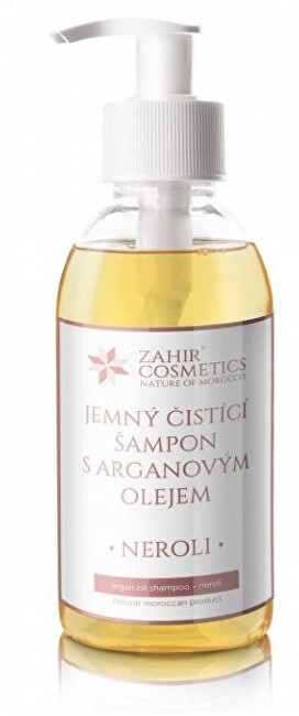 Zahir Cosmetics Jemný čistící šampon s arganovým olejem - NEROLI 200 ml