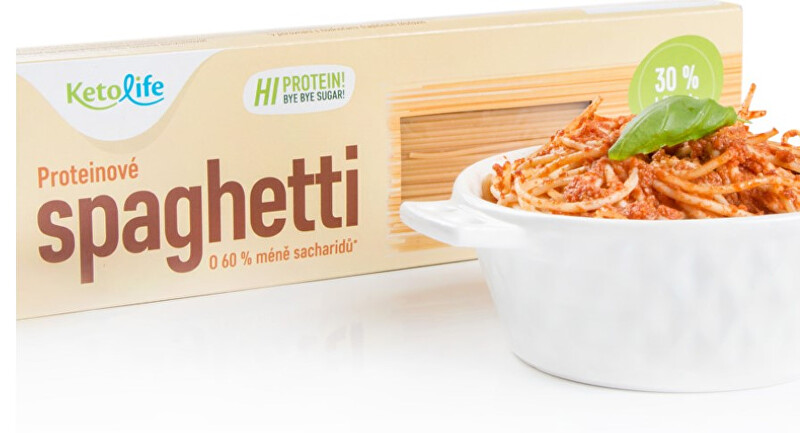 KetoLife Proteinové těstoviny - Spaghetti 500 g