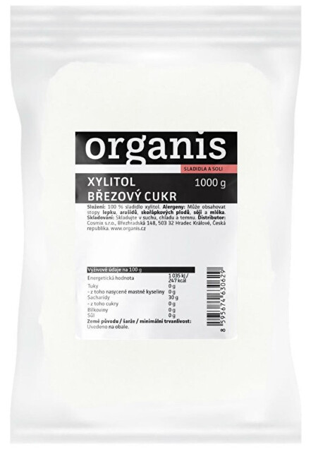 Organis Xylitol - březový cukr 1000 g