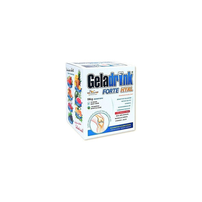 Geladrink forte HYAL nápoj 7 příchutí 14 x 14 g