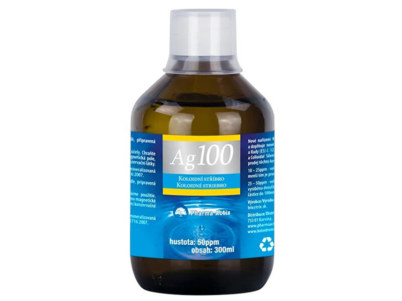 Pharma Activ Koloidní stříbro Ag100 (50ppm) 300 ml