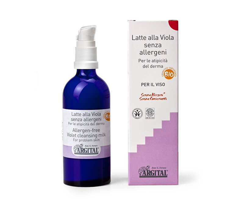 Hypoalergenní čistící mléko s violkou 100 ml