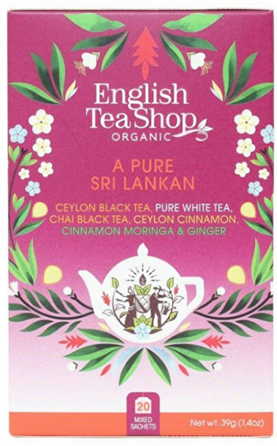 English Tea Shop MIX čistý Srílančan, BIO 20 sáčků