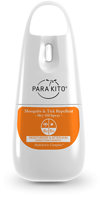 PARA`KITO Sprej voděodolný proti komárům a klíšťatům 75 ml