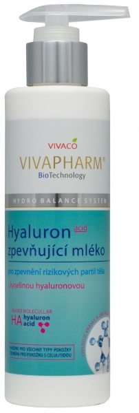 Vivaco Hyaluronové zpevňující mléko 200 ml