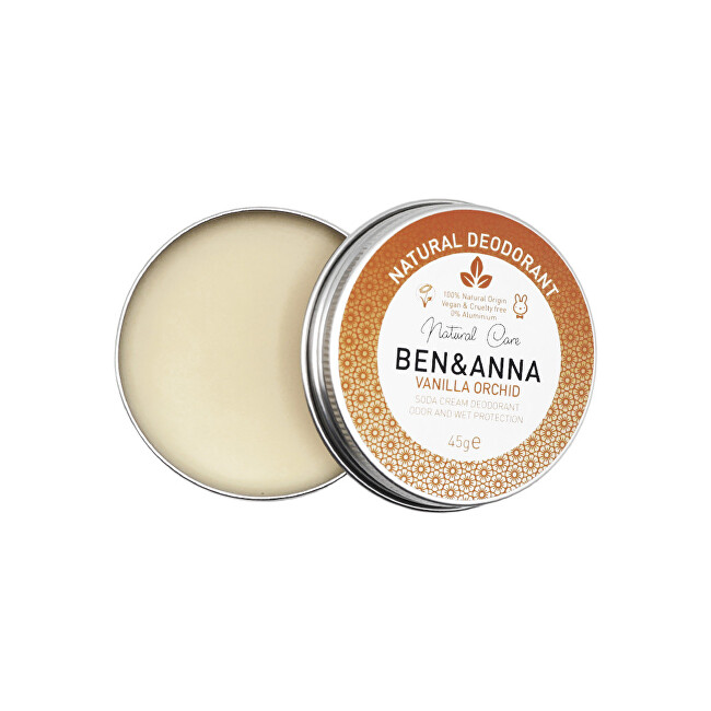 BEN & ANNA Krémový deodorant Vanilková orchidej 45 g