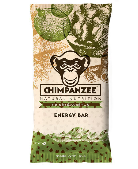Chimpanzee Energy bar Raisin - Walnut 55 g
