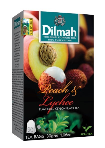 Dilmah Čaj černý, Broskev, Lychee 20 ks