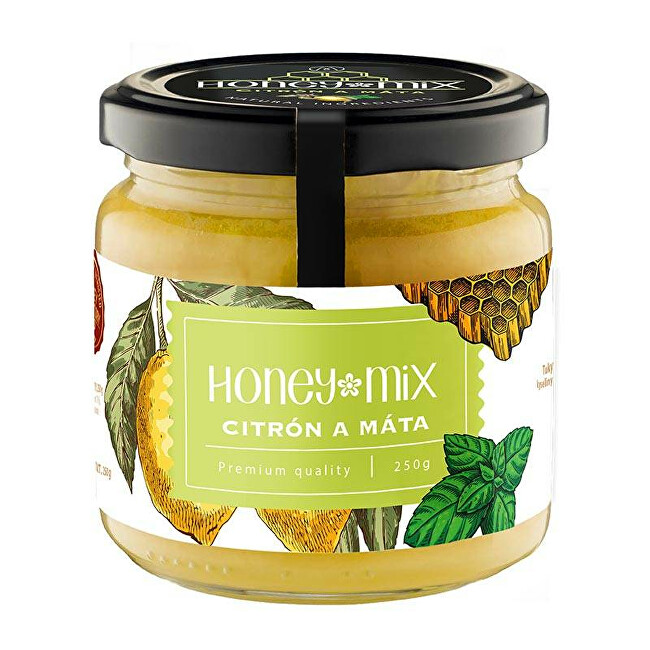 HoneyMix Med s citronem a mátou 250 g