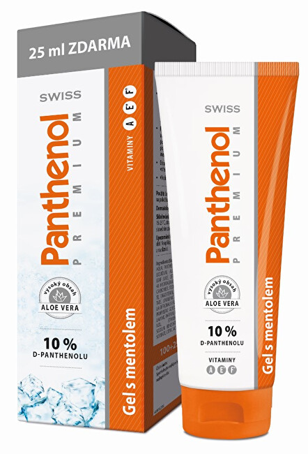 Simply You Panthenol 10% Swiss Premium gel s mentolem 100+25 ml