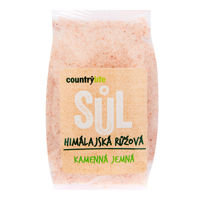 Country Life Sůl himálajská růžová jemná 500 g