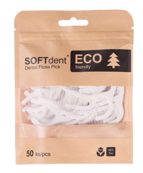 SOFTdent ECO dentální párátka, 50 ks