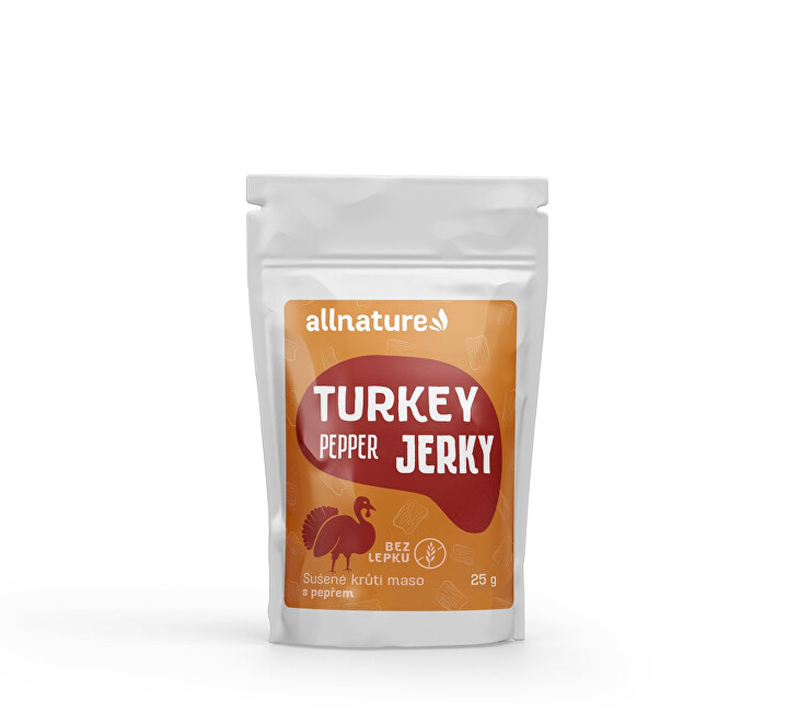 Allnature TURKEY pepper Jerky 25 g