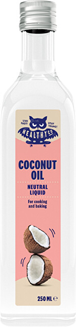HealthyCo Tekutý kokosový olej – neutrální 250 ml