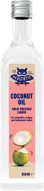 HealthyCo Tekutý kokosový olej za studena lisovaný 250 ml