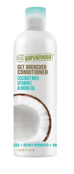 SUPERFOODS Get Drenched kondicionér - kokosové mlieko, vitamín E a mandľový olej 355 ml