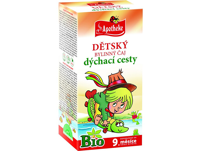 Apotheke Dětský čaj dýchací cesty Vodník BIO 20 sáčků
