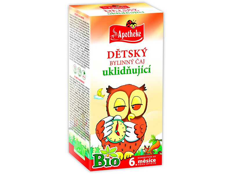 Apotheke Dětský čaj uklidňující Sova BIO 20 sáčků