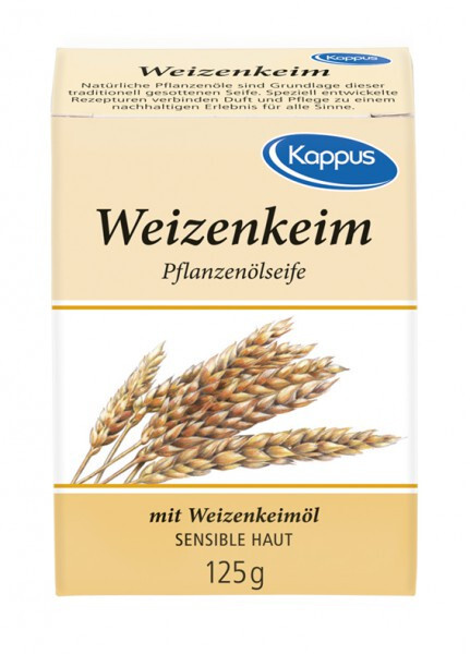 Kappus Přírodní olejové mýdlo 3-0735 Pšeničné klíčky 125 g