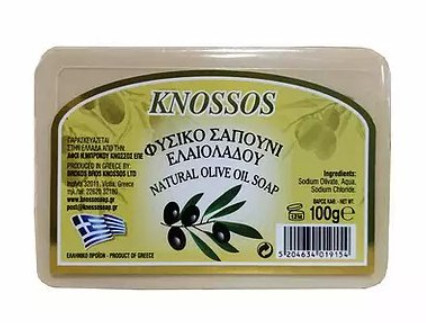 Knossos Olivové mýdlo Přírodní bílé 100 g
