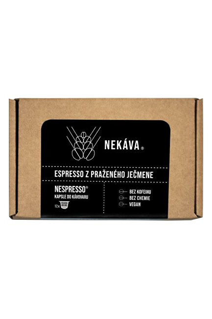Nekáva Kapsle Nespresso – Pražený ječmen bez kofeinu 12 ks