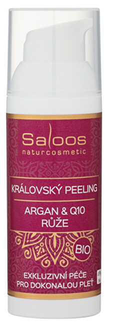 BIO Královský peeling Argan & Q10 - Růže 50 ml