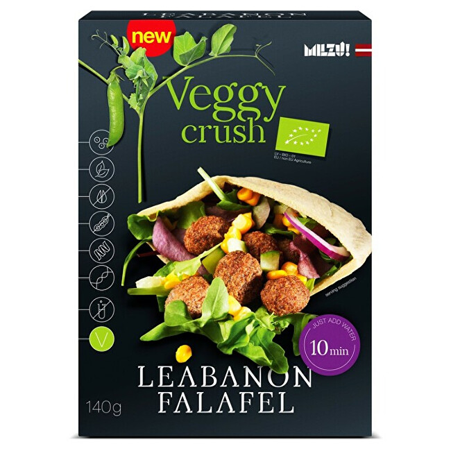 Milzu! Veggy crush sypká směs na falafel BIO 140 g