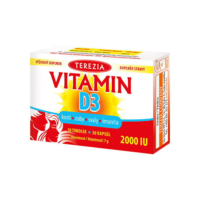 Terezia Company Vitamin D3 2000 IU 30 tablet