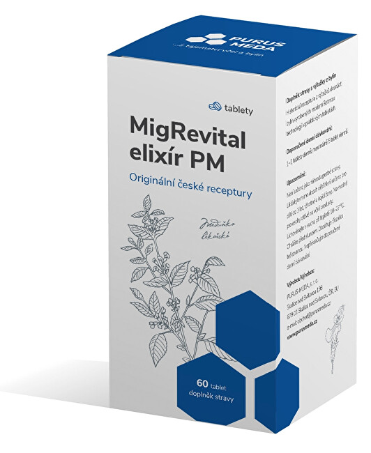 Purus Meda MigRevital elixír PM 60 tablet