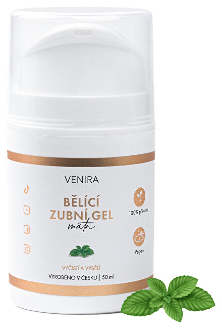 Bělicí zubní gel máta 50 ml