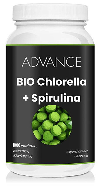 Advance Chlorella + Spirulina BIO 1000 tablet