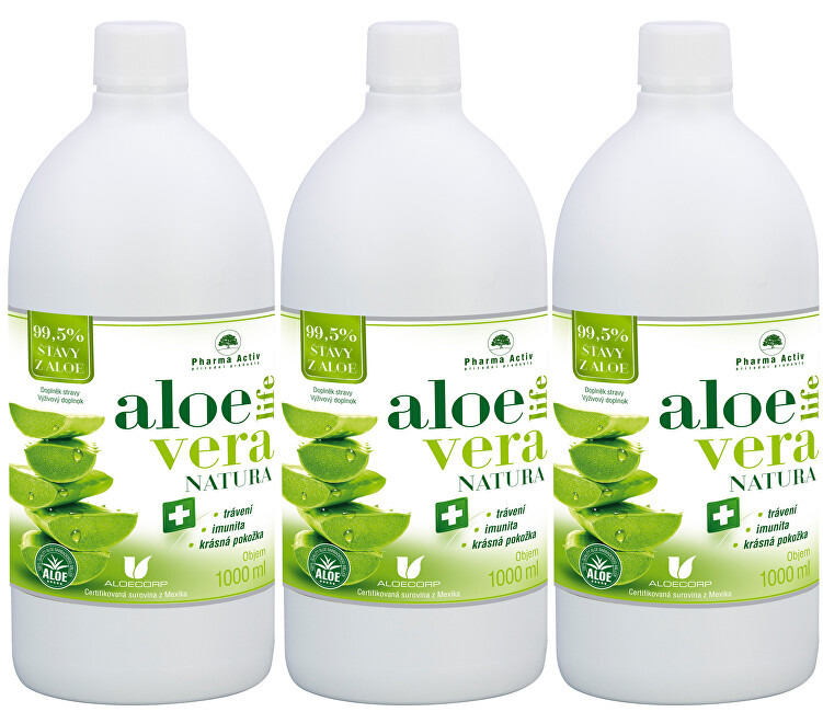 AloeVeraLife NATURA 3 x 1000 ml 2 + 1 set