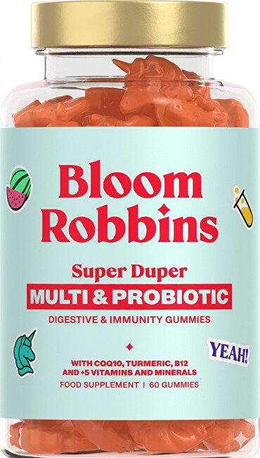 Bloom Robbins Multi & Probiotic gummies 60 kusů